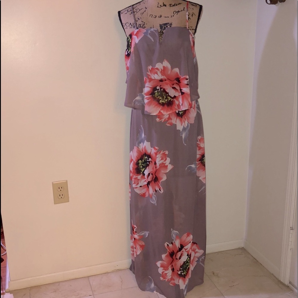 Floral Long Maxi Dress